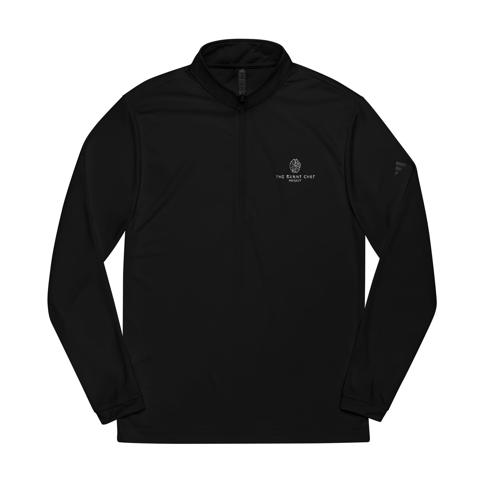 adidas® Embroidered Quarter-Zip Pullover