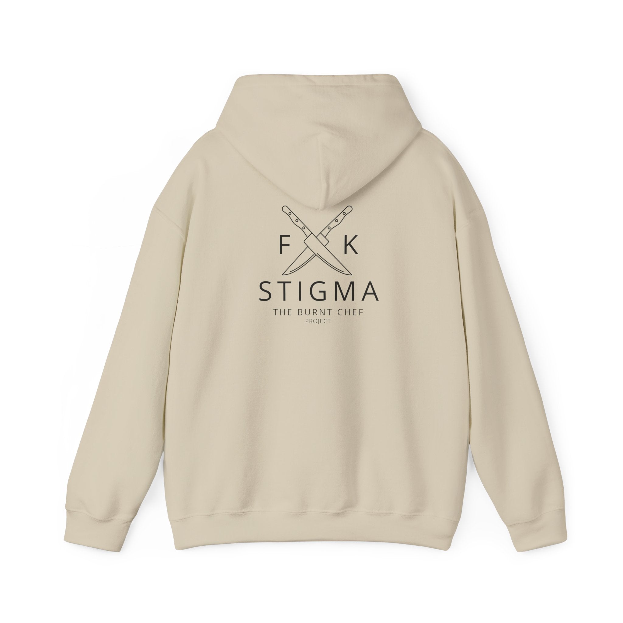 F**k Stigma Hoodie — 'The Burnt Chef' Chef Awareness Hoodie