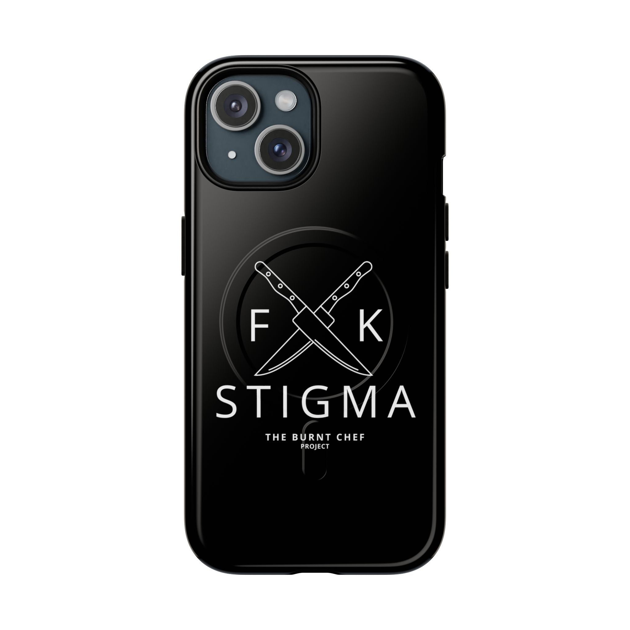 Tough Magnetic iPhone Case, F*CK Stigma Design