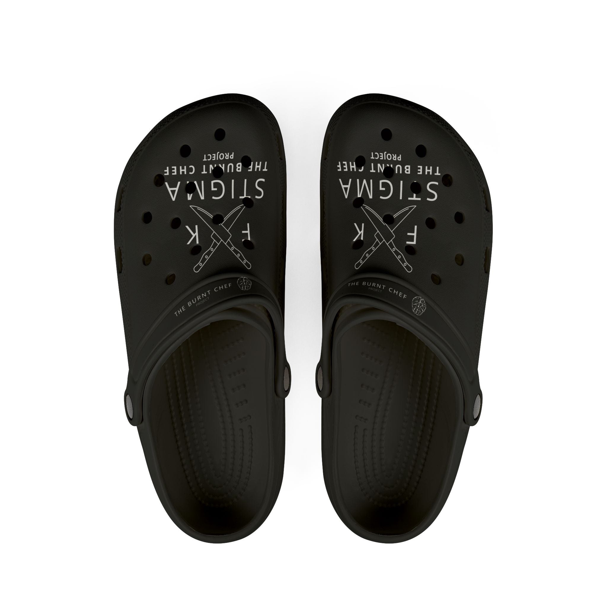 FK Stigma Logo Clogs — EVA Foam Kitchen Shoes for Hospitality Pros
