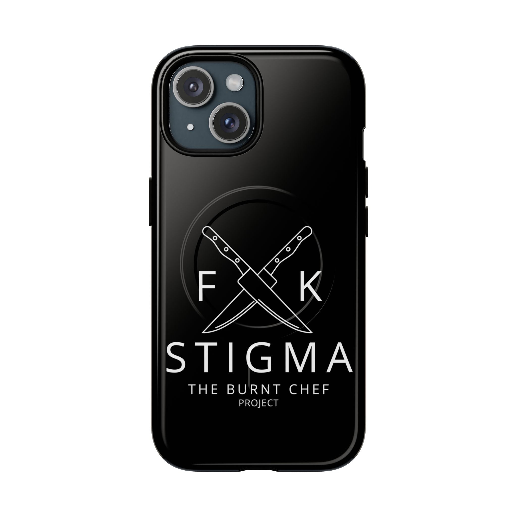 Tough Magnetic iPhone Case, F*CK Stigma Design