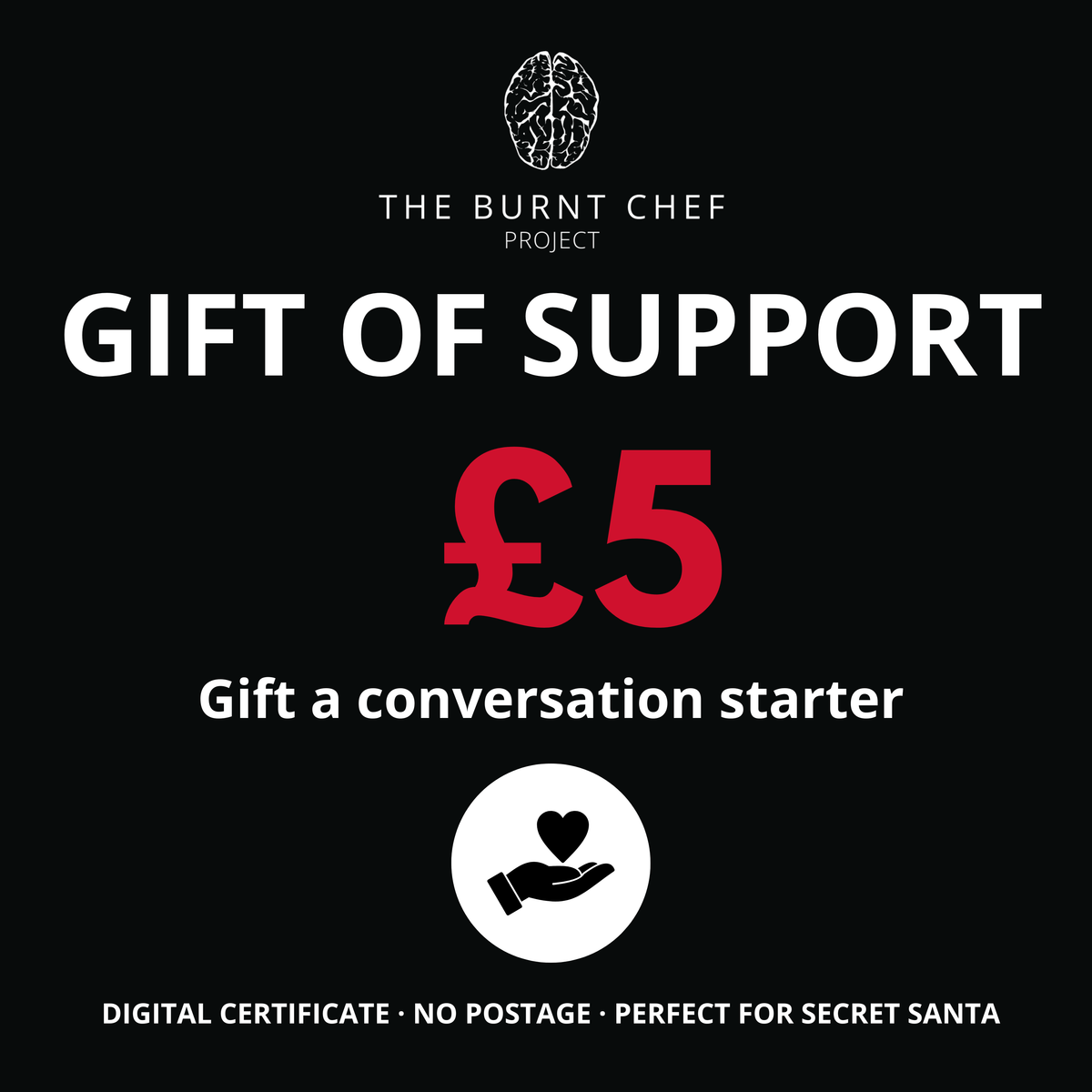 Donation £5, Gift a conversation starter