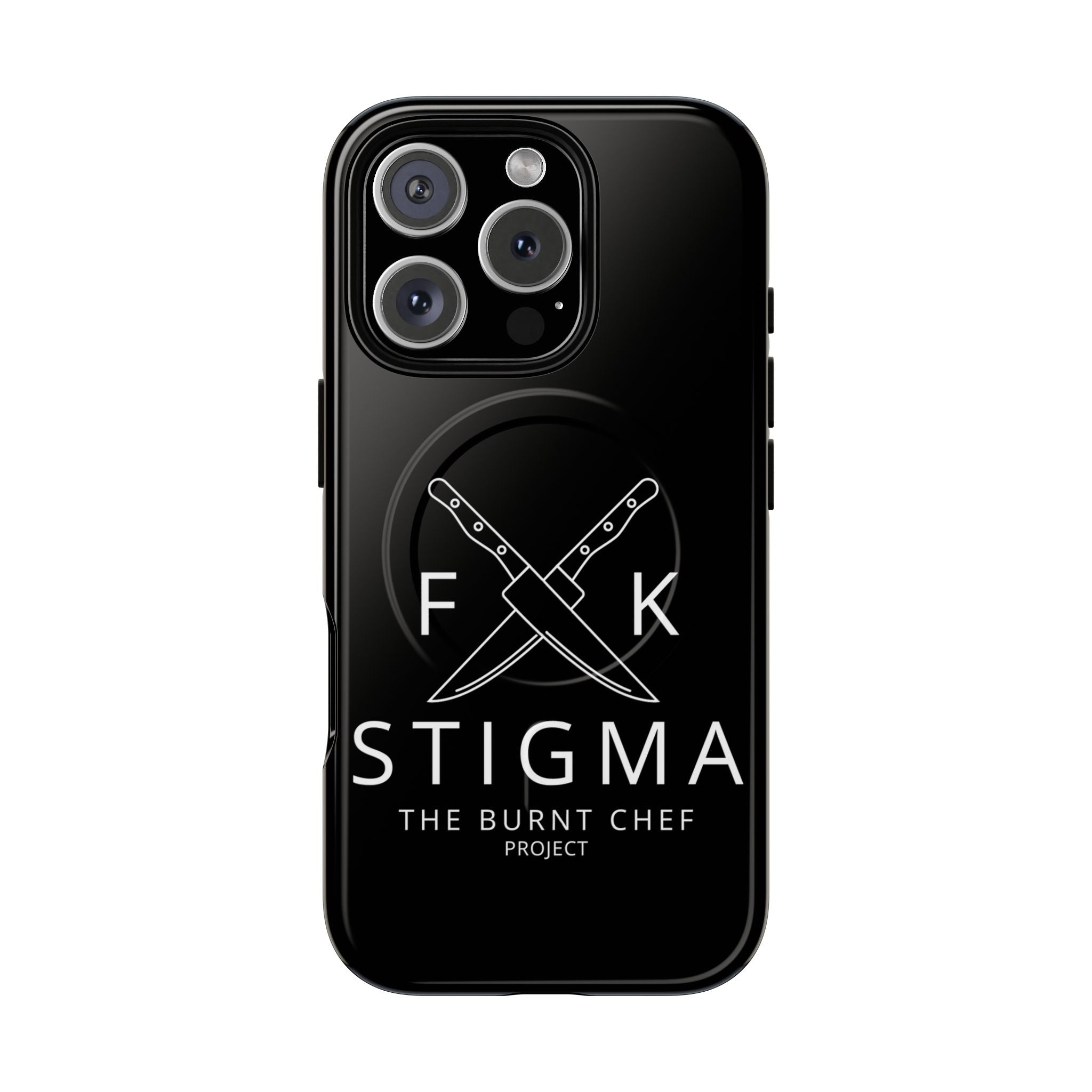 Tough Magnetic iPhone Case, F*CK Stigma Design