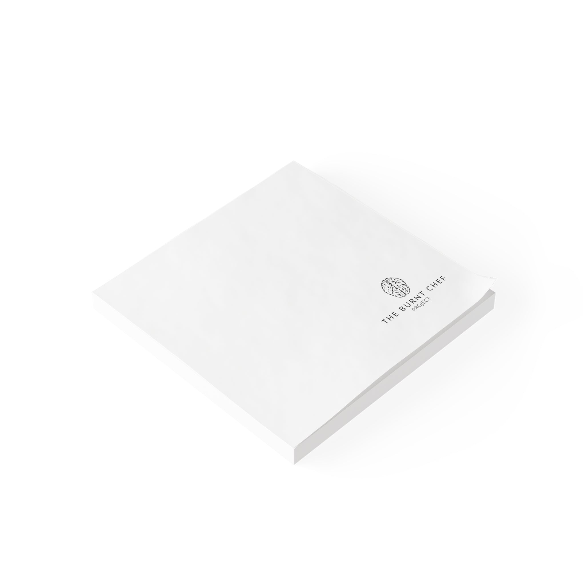 Post-it Note Pad — The Burnt Chef Project Logo Sticky Notes