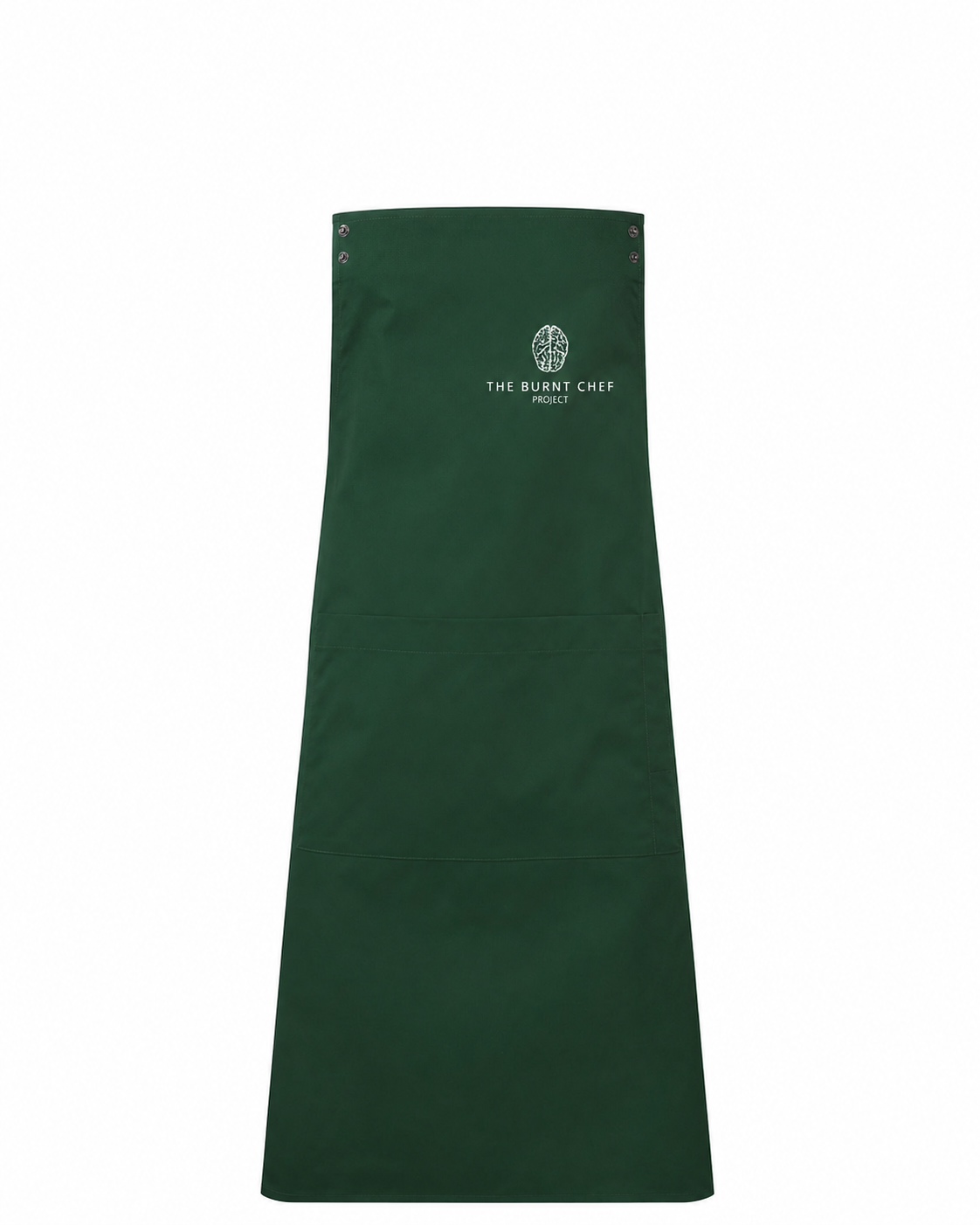 Premier Swap & Pop Customisable Apron Body in Bottle Green - customisable hospitality apron