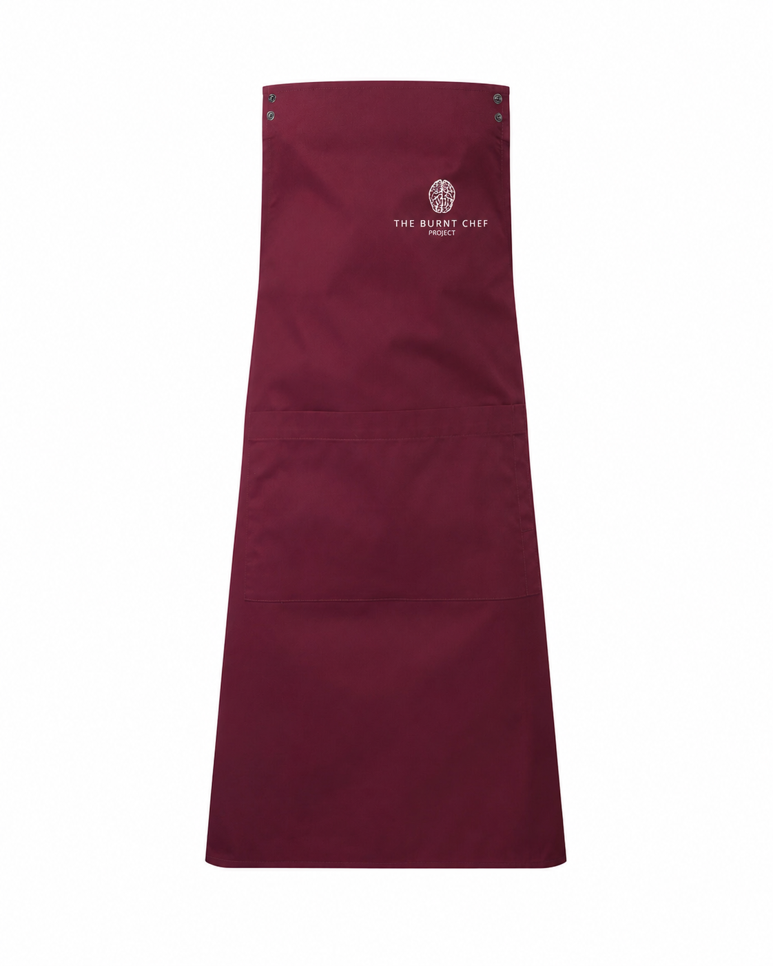 Premier Swap & Pop Customisable Apron Body in Burgundy - customisable hospitality apron