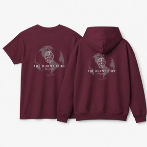 Burnt Chef Represent Pack — mental health awareness hoodie and tee