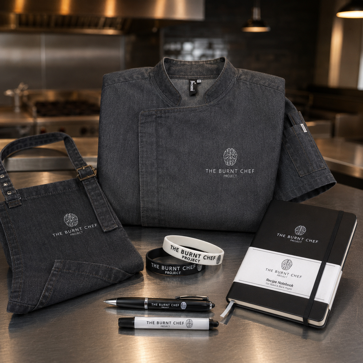 The Chef's Kit — Jacket, Apron, Journal & Pens