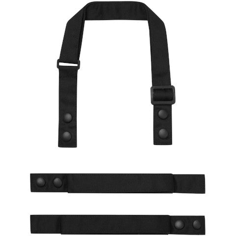 Swap & Pop Customisable Apron Straps (Black)