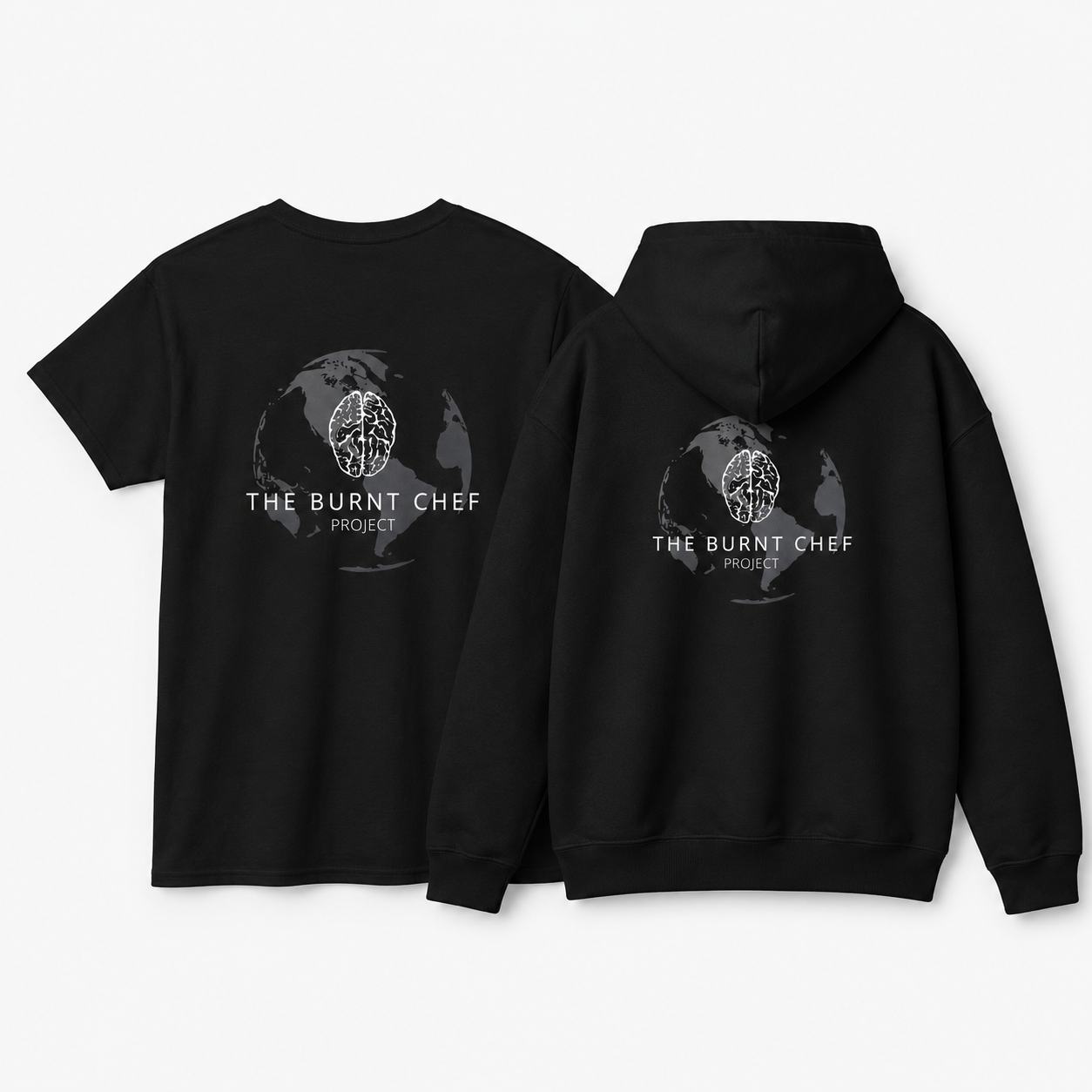 Burnt Chef Represent Pack — hoodie and tee mental health awareness apparel