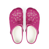 Strawberry FK Stigma Logo Clogs — EVA Foam Kitchen Shoes for Hospitality Pros