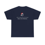 We're Working Christmas Tee - The Burnt Chef Project