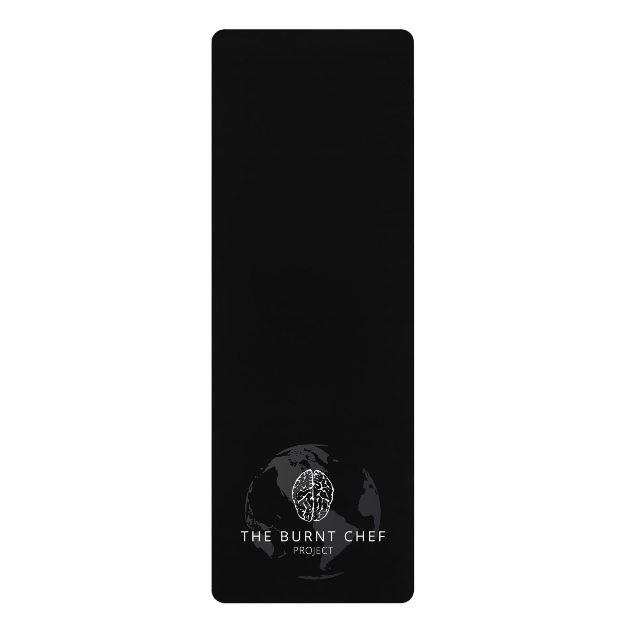 Durable Rubber Yoga Mat with The Burnt Chef Project Design