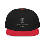 The Burnt Chef Embroidered Snapback Cap