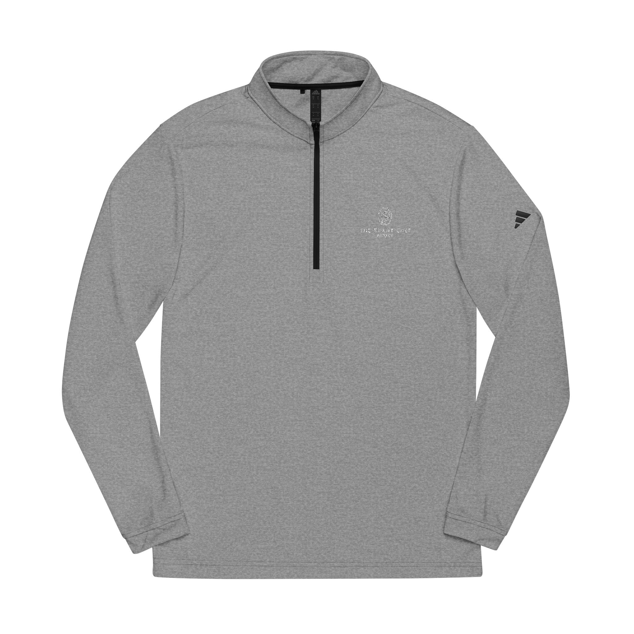 adidas® Embroidered Quarter-Zip Pullover