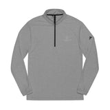 adidas® Embroidered Quarter-Zip Pullover