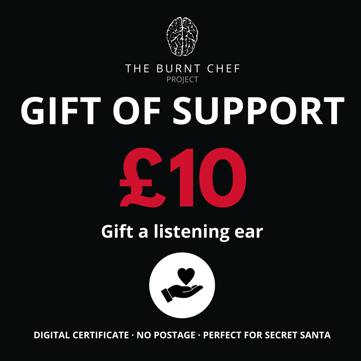 Donation £10, Gift a listening ear