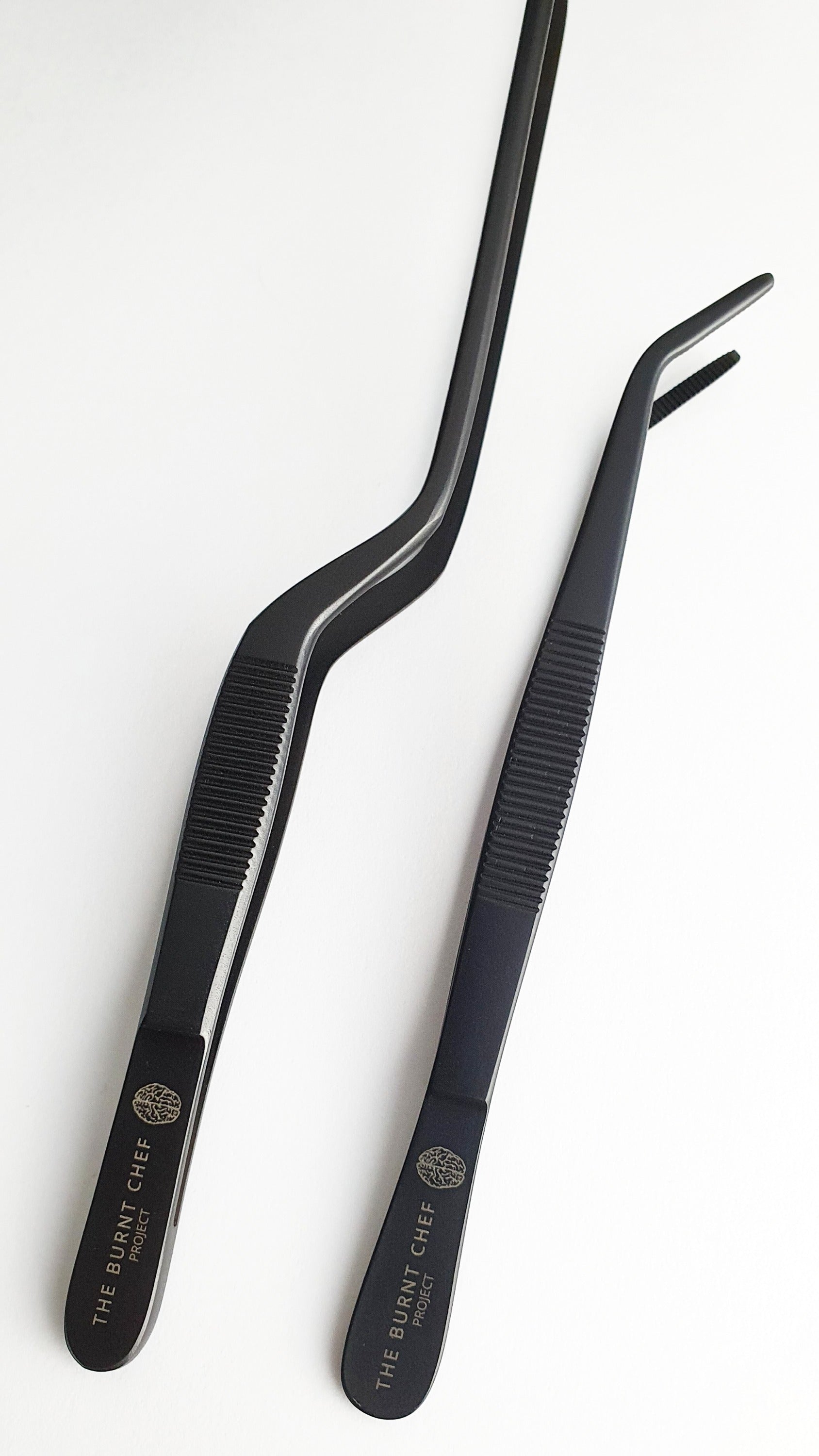 Burnt Chef precision chef tools in polished stainless steel