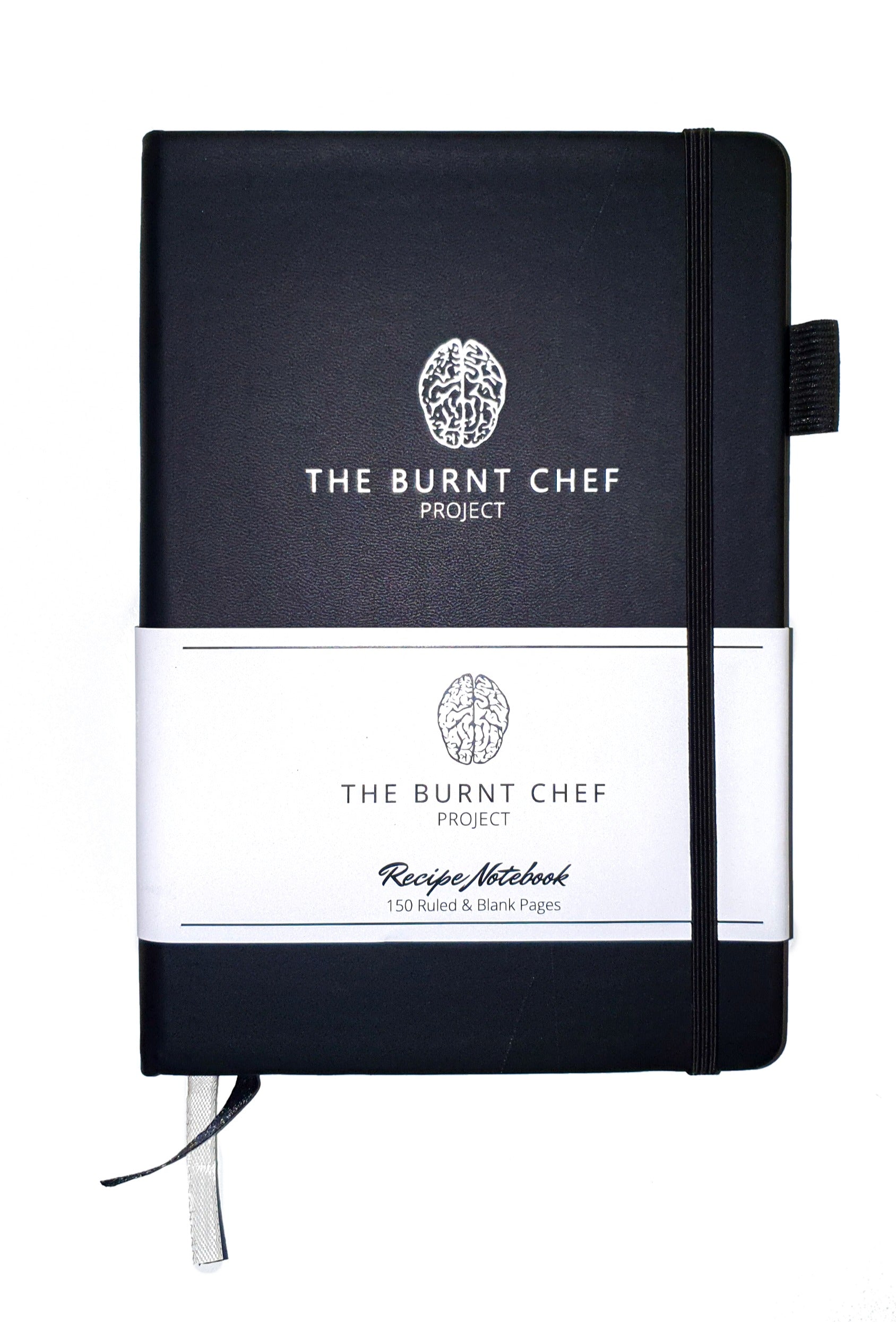 Leather-bound recipe journal — 150 pages