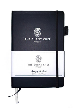 Leather-bound recipe journal — 150 pages