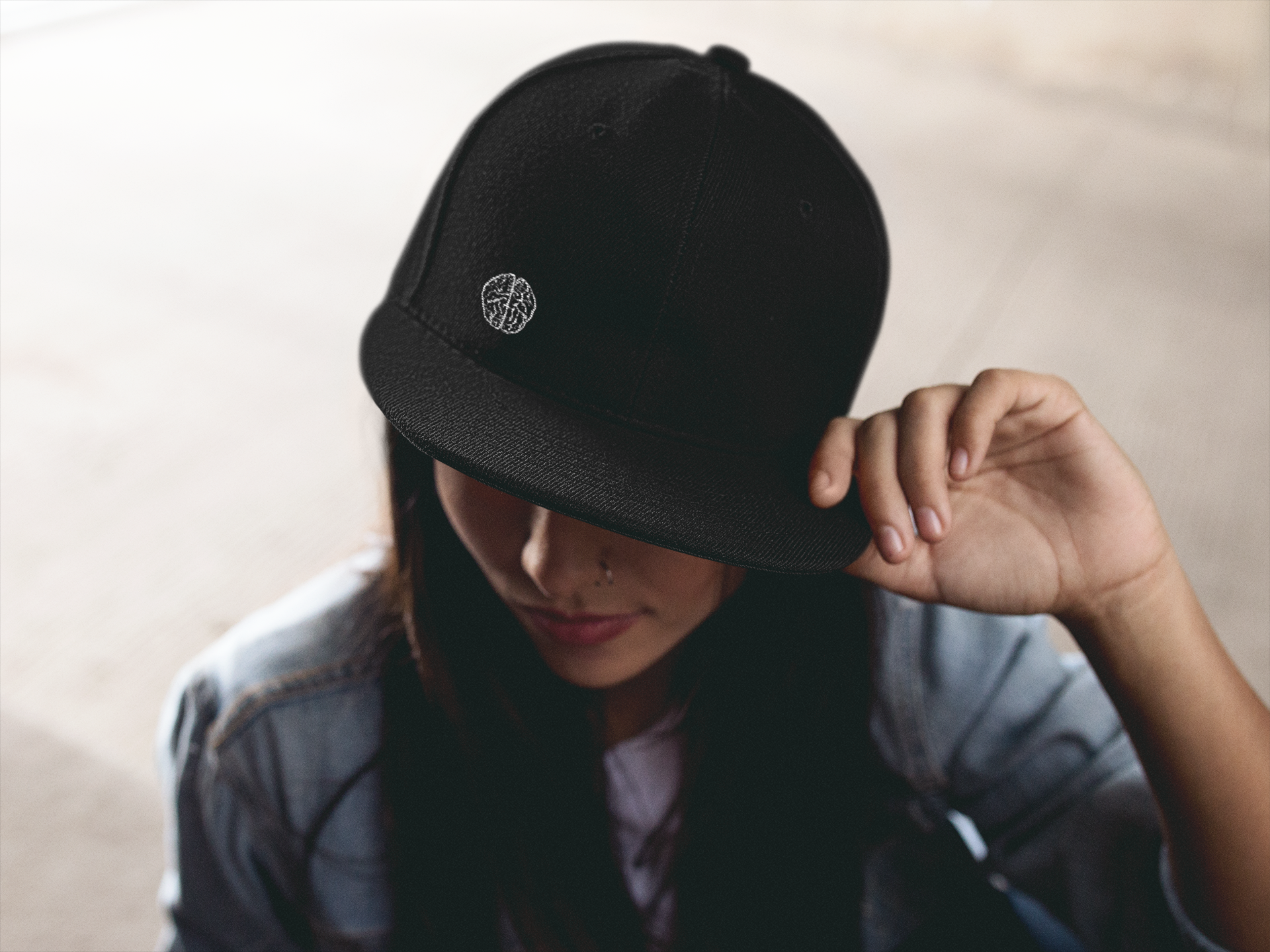 Snapback Brain Cap