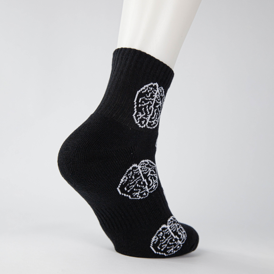 Quarter Brain Socks