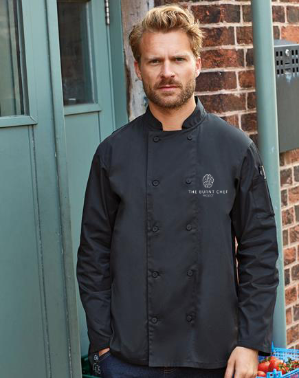 Longsleeve Coolchecker Chef's Jacket