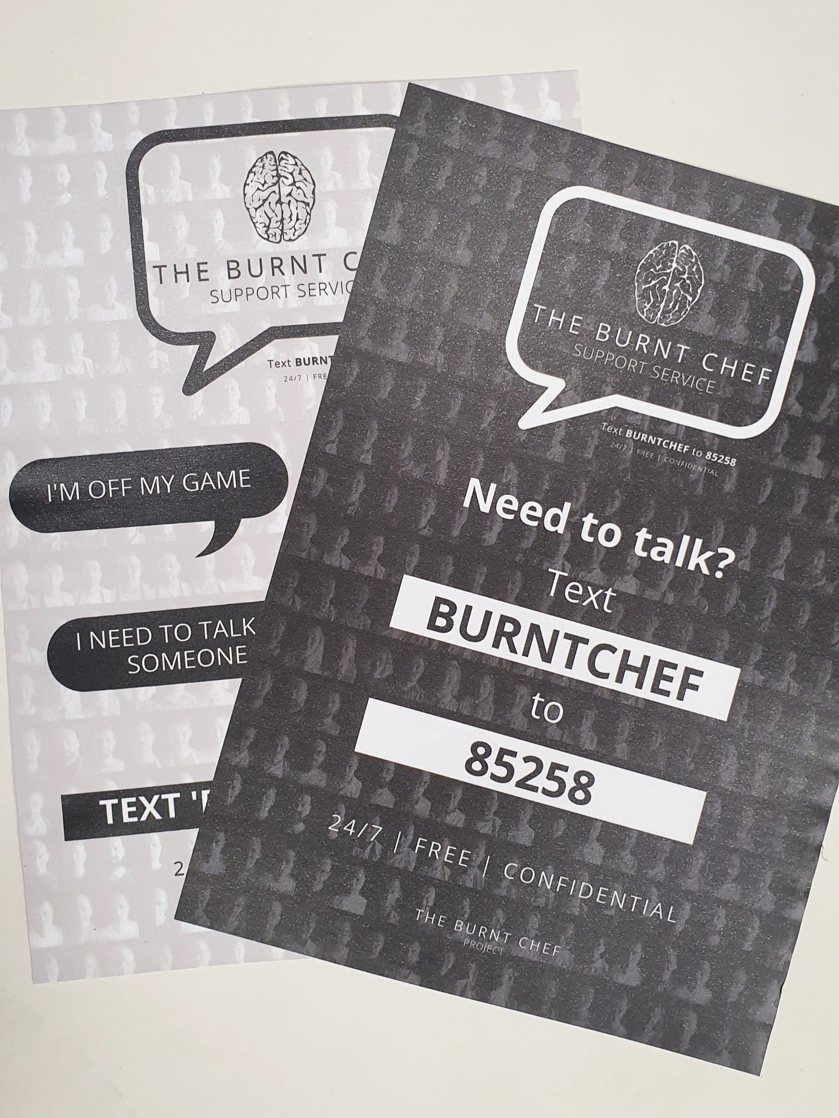 Burnt Chef Support - Workplace Posters (A3) UK ONLY