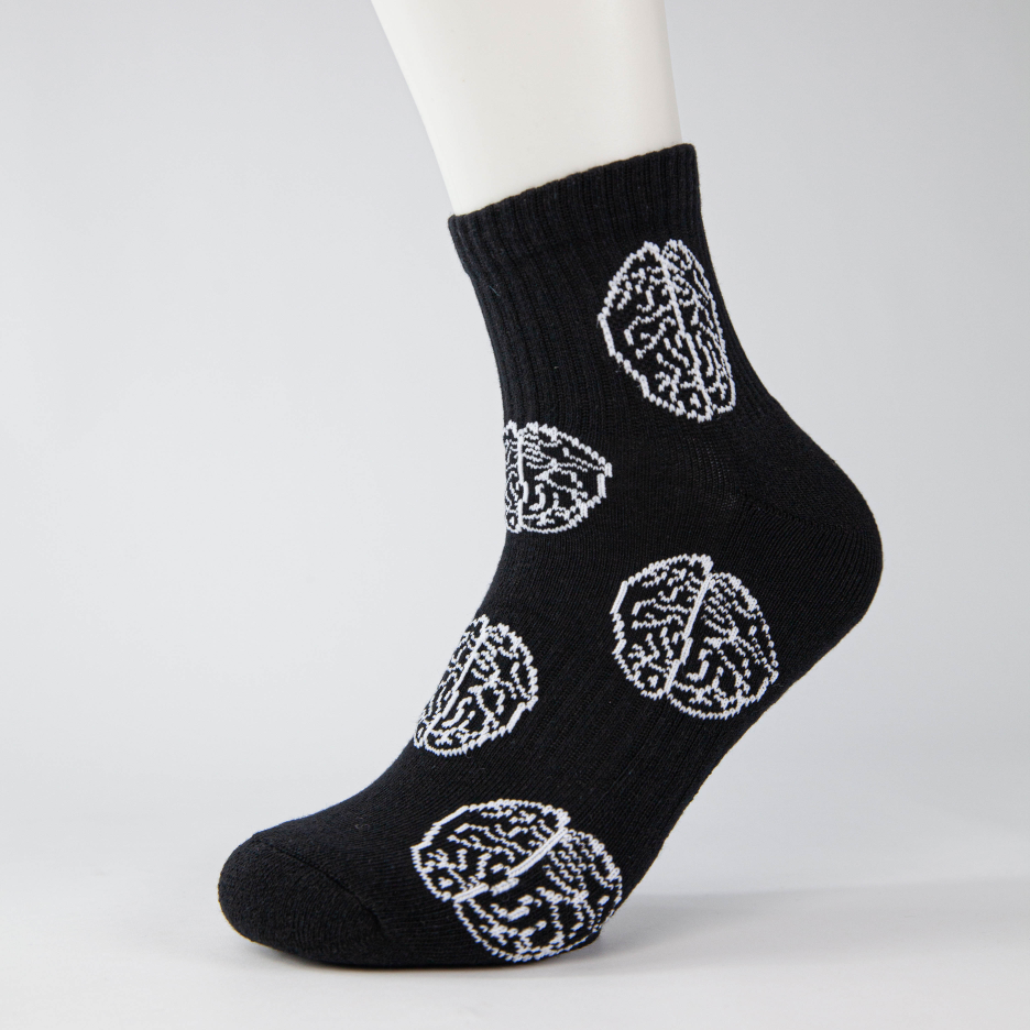Quarter Brain Socks