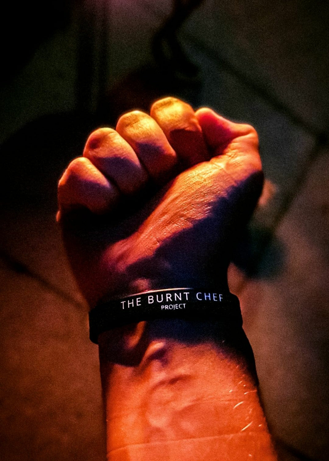 The Burnt Chef Wristband LARGE (Black)