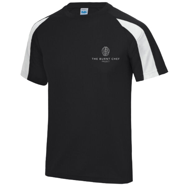 Sports Tee - Black and White