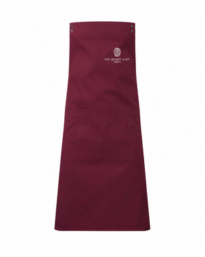 Premier Swap & Pop Customisable Apron Body in Burgundy - customisable hospitality apron