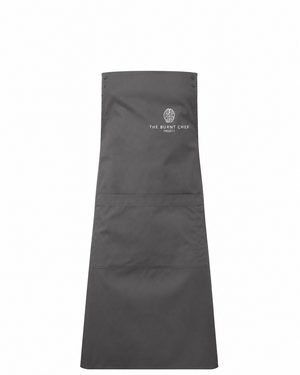Premier Swap & Pop Customisable Apron Body in Dark Grey - customisable hospitality apron