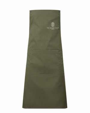 Premier Swap & Pop Customisable Apron Body in Olive - customisable hospitality apron