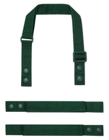 Premier Swap & Pop Customisable Apron Straps in Bottle Green - customisable hospitality apron straps