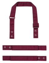 Premier Swap & Pop Customisable Apron Straps in Burgundy - customisable hospitality apron straps