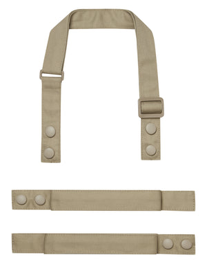 Premier Swap & Pop Customisable Apron Straps in Khaki - customisable hospitality apron straps