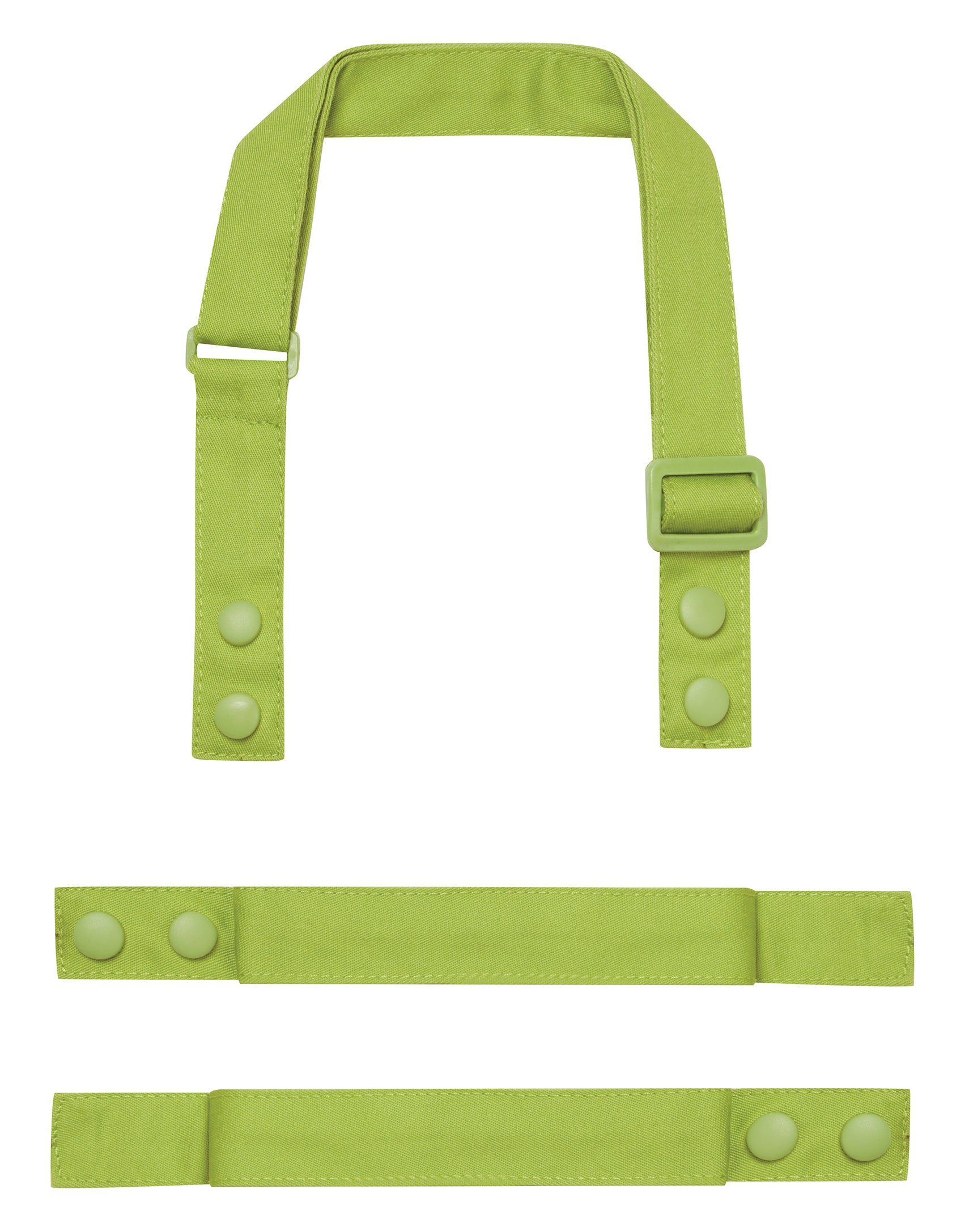 Premier Swap & Pop Customisable Apron Straps in Lime - customisable hospitality apron straps