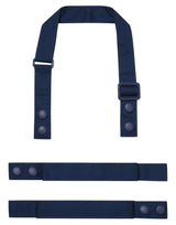 Premier Swap & Pop Customisable Apron Straps in Navy - customisable hospitality apron straps
