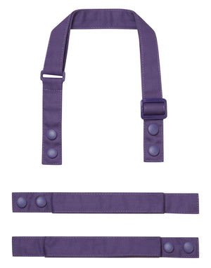 Premier Swap & Pop Customisable Apron Straps in Purple - customisable hospitality apron straps