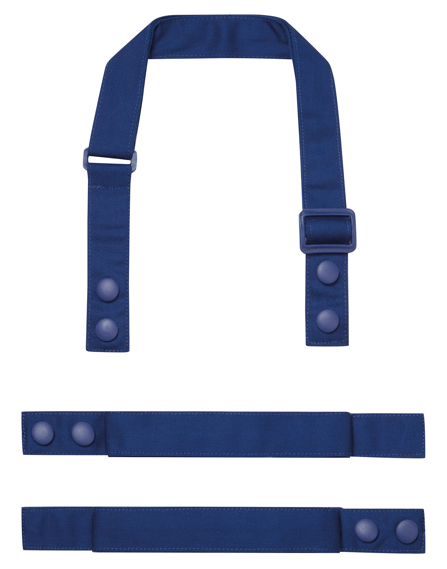 Premier Swap & Pop Customisable Apron Straps in Royal Blue - customisable hospitality apron straps